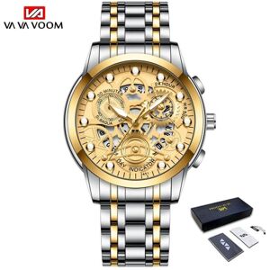 Maxpower (gold,silver, With Packaging) Va Va Voom Gold Hollow Luminous Quartz Watches Ske Maxpower (gold,silver, With Packaging) Va Va Voom Gold Hollow Luminous Quartz Watches Ske