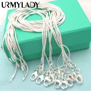 Maxpower (silver, 5pcs 65cm) Urmylady 925 Silver 5pcs/lot 16/18/20/22/24/26/28/30 Inch 1m Maxpower (silver, 5pcs 65cm) Urmylady 925 Silver 5pcs/lot 16/18/20/22/24/26/28/30 Inch 1m