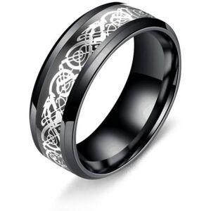 Maxpower (silver,black, US 12) Fashion Simple Men's Cool Luminous Dragon Pattern Rin Maxpower (silver,black, US 12) Fashion Simple Men's Cool Luminous Dragon Pattern Rin