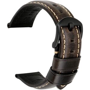 Maxpower (black, 24mm Black Buckle#) No.ctrl Vintage Adjustable Genuine Leather Watch Ban Maxpower (black, 24mm Black Buckle#) No.ctrl Vintage Adjustable Genuine Leather Watch Ban