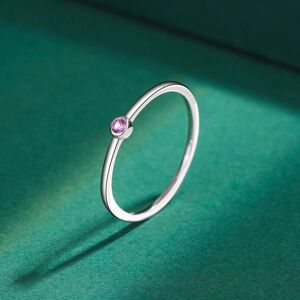 Maxpower (pink, 6) Exquisite Fashion S925 Sterling Silver Rings For Women Real Cz Finger Maxpower (pink, 6) Exquisite Fashion S925 Sterling Silver Rings For Women Real Cz Finger