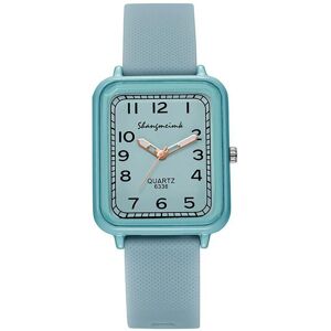 Maxpower (blue) Ins Fashion Student Watches Square Design Women's Quartz Wristwatche Maxpower (blue) Ins Fashion Student Watches Square Design Women's Quartz Wristwatche
