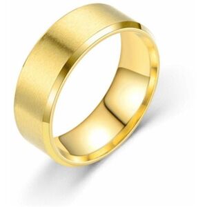 Maxpower (gold, 9-8mm) Titanium Steel Matte Ring Melanin, Stainless Steel Men's Brus Maxpower (gold, 9-8mm) Titanium Steel Matte Ring Melanin, Stainless Steel Men's Brus