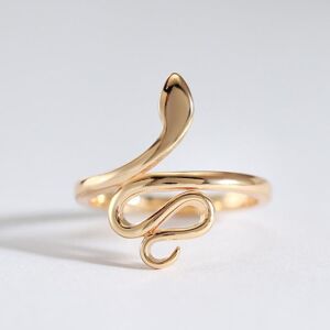 Maxpower (rose gold, 9) Kinel Fashion Gold Color Slim Snake Rings Maxpower (rose gold, 9) Kinel Fashion Gold Color Slim Snake Rings