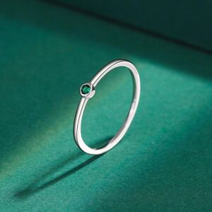 Maxpower (green, 8) Exquisite Fashion S925 Sterling Silver Rings For Women Real Cz Finger Maxpower (green, 8) Exquisite Fashion S925 Sterling Silver Rings For Women Real Cz Finger