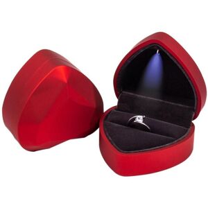 Maxpower (red) Heart Shaped Led Light Jewelry Gift Ring Package Decoration Box Maxpower (red) Heart Shaped Led Light Jewelry Gift Ring Package Decoration Box