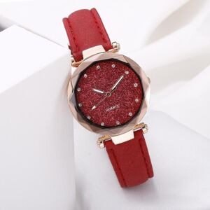 Maxpower (red) Fashion Starry Sky Girl's Quartz Watches Top Luxury Ladies Wristwatch Maxpower (red) Fashion Starry Sky Girl's Quartz Watches Top Luxury Ladies Wristwatch