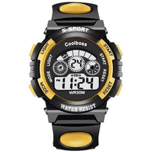 Maxpower (yellow) Children Watches Digital Sport Wristwatch For Kids Boys Girls Silicone Maxpower (yellow) Children Watches Digital Sport Wristwatch For Kids Boys Girls Silicone