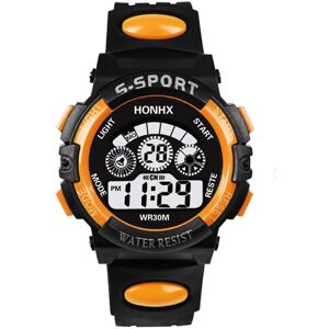 Maxpower (orange) Children Watches Digital Sport Wristwatch For Kids Boys Girls Silicone Maxpower (orange) Children Watches Digital Sport Wristwatch For Kids Boys Girls Silicone