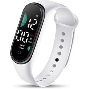 Maxpower (white) Kids Electronic Watch Sports Waterproof Large Font Screen Led Display Lu Maxpower (white) Kids Electronic Watch Sports Waterproof Large Font Screen Led Display Lu