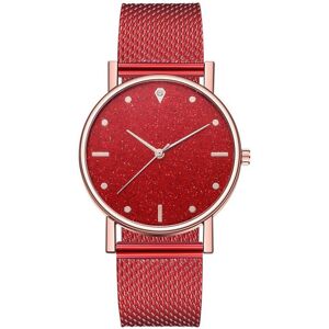 Maxpower (red) Fashion Stainless Steel Strap Ladies Quartz Wristwatches Colorful Gifts Wa Maxpower (red) Fashion Stainless Steel Strap Ladies Quartz Wristwatches Colorful Gifts Wa