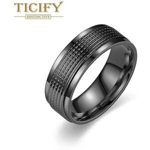Maxpower (black, 10) New Product Titanium Steel Men's Ring Fashion Temperament Busin Maxpower (black, 10) New Product Titanium Steel Men's Ring Fashion Temperament Busin