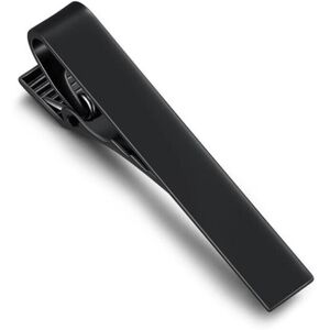 Maxpower (Black) 1 Piece Men's Short Tie Clip Silver Fashion 3 Color Simple Gold Mal Maxpower (Black) 1 Piece Men's Short Tie Clip Silver Fashion 3 Color Simple Gold Mal