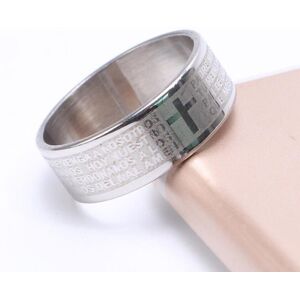 Maxpower (Silver, 8) Scripture Cross Bible Text Jesus Tattoo Men Women Romatic Couple Rin Maxpower (Silver, 8) Scripture Cross Bible Text Jesus Tattoo Men Women Romatic Couple Rin