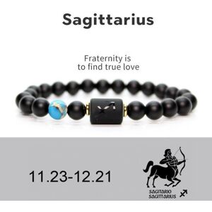 Maxpower (sagittarius) Men Women 12 Constellation Bracelet Elastic Bracelet Hand Woven Ad Maxpower (sagittarius) Men Women 12 Constellation Bracelet Elastic Bracelet Hand Woven Ad