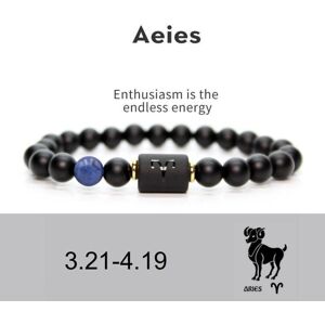 Maxpower (aeies) Men Women 12 Constellation Bracelet Elastic Bracelet Hand Woven Adjustab Maxpower (aeies) Men Women 12 Constellation Bracelet Elastic Bracelet Hand Woven Adjustab