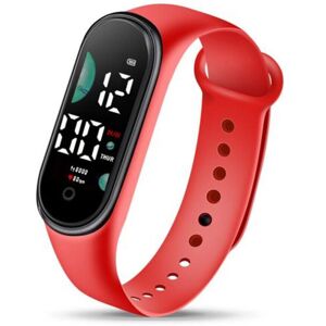 Maxpower (red) Kids Electronic Watch Sports Waterproof Large Font Screen Led Display Lumi Maxpower (red) Kids Electronic Watch Sports Waterproof Large Font Screen Led Display Lumi