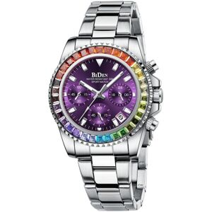 Maxpower (purple) Biden Women's Fashionable Diamond Business Multifunctional Quartz Maxpower (purple) Biden Women's Fashionable Diamond Business Multifunctional Quartz