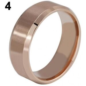 Maxpower (rose gold, US 5) 8mm Men's Women's Fashion Titanium Steel Polished Ba Maxpower (rose gold, US 5) 8mm Men's Women's Fashion Titanium Steel Polished Ba
