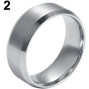 Maxpower (silver, US 8) 8mm Men's Women's Fashion Titanium Steel Polished Band Maxpower (silver, US 8) 8mm Men's Women's Fashion Titanium Steel Polished Band