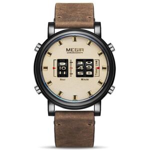 Maxpower (black brown) Megir New Fashion Mens Watches With Leather Strap Top Brand Luxury Maxpower (black brown) Megir New Fashion Mens Watches With Leather Strap Top Brand Luxury