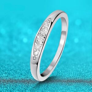 Maxpower (as the picture, 7&us size) D Color 2mm Full Moissanite Rings For Women Match Di Maxpower (as the picture, 7&us size) D Color 2mm Full Moissanite Rings For Women Match Di