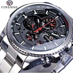 Maxpower (licorice) Forsining2022 New Three-disc Sports Automatic Mechanical Strap Calend Maxpower (licorice) Forsining2022 New Three-disc Sports Automatic Mechanical Strap Calend