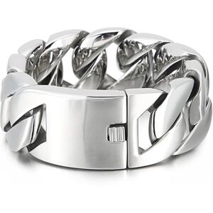 Maxpower (as the picture, 21.5CM) Heavy Metal Powerful 31mm Wide Big Thick Curb Cuban Cha Maxpower (as the picture, 21.5CM) Heavy Metal Powerful 31mm Wide Big Thick Curb Cuban Cha