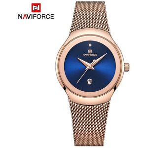 Maxpower (blue) Naviforce Women‘s Quartz Watches Fashion Ladies Stainless Steel Luxury Dr Maxpower (blue) Naviforce Women‘s Quartz Watches Fashion Ladies Stainless Steel Luxury Dr