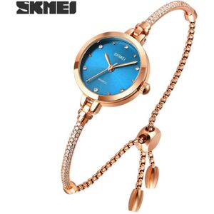 Maxpower (Blue) SKMEI Fashion Women Watches Japan Quartz movement Ultra Slim Bracel Femal Maxpower (Blue) SKMEI Fashion Women Watches Japan Quartz movement Ultra Slim Bracel Femal