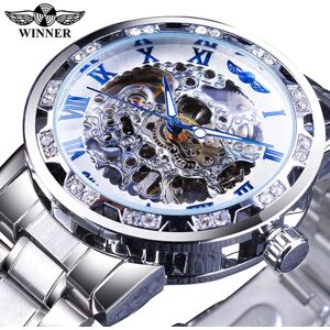 Maxpower (blue,white) Winner Transparent Fashion Luminous Gear Movement Royal Design Men Maxpower (blue,white) Winner Transparent Fashion Luminous Gear Movement Royal Design Men