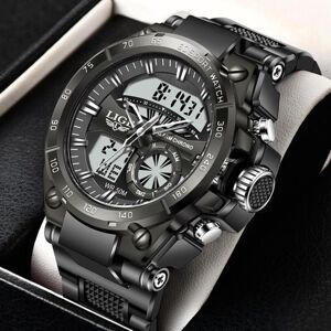 Maxpower (Black) LIGE Menâs Watches Top Brand Big Sport Watch Luxury Men Military Silicon Maxpower (Black) LIGE Menâs Watches Top Brand Big Sport Watch Luxury Men Military Silicon