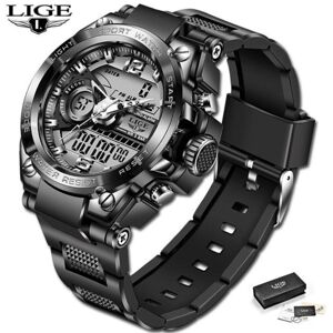 Maxpower (Black) LIGE New Sports Men's Watches Top Brand Luxury Military Quartz Watc Maxpower (Black) LIGE New Sports Men's Watches Top Brand Luxury Military Quartz Watc