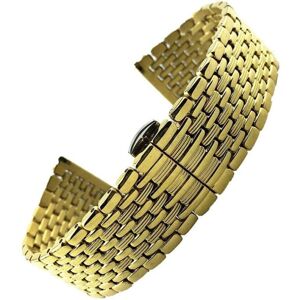 Maxpower (Rose 22mm) 12/13/14/16/18/20/22mm Butterfly Buckle Watch Band Strap Stainless Maxpower (Rose 22mm) 12/13/14/16/18/20/22mm Butterfly Buckle Watch Band Strap Stainless