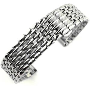 Maxpower (Silver 16mm) 12/13/14/16/18/20/22mm Butterfly Buckle Watch Band Strap Stainles Maxpower (Silver 16mm) 12/13/14/16/18/20/22mm Butterfly Buckle Watch Band Strap Stainles