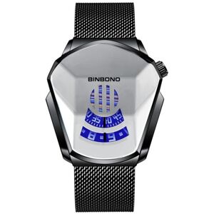 Maxpower (black,silver, mesh band) Fashion Cool Locomotive Mens Watches Top Brand Luxury Maxpower (black,silver, mesh band) Fashion Cool Locomotive Mens Watches Top Brand Luxury