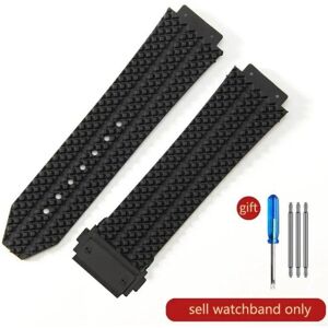 Maxpower (J01-Black-Black-Z2 24x17mm) For Hublot Yubo High Quality Silicone Waterproof W Maxpower (J01-Black-Black-Z2 24x17mm) For Hublot Yubo High Quality Silicone Waterproof W