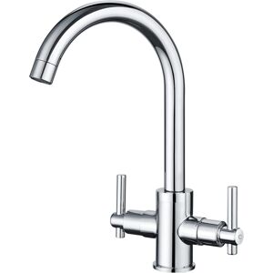 Unbranded (Chrome) Kitchen Taps Dual Lever Sink Mixer Taps Traditional Monobloc Mixer Taps Unbranded (Chrome) Kitchen Taps Dual Lever Sink Mixer Taps Traditional Monobloc Mixer Taps