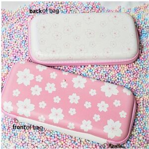 Maxpower (White and Pink) Cute suitcase Portable Waterproof Hard Protective Storage Bag Maxpower (White and Pink) Cute suitcase Portable Waterproof Hard Protective Storage Bag
