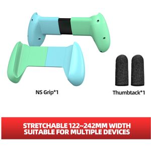 Maxpower (green with all) Nintend Switch Hand Grip Replaceable Protective Stand Holder Sw Maxpower (green with all) Nintend Switch Hand Grip Replaceable Protective Stand Holder Sw