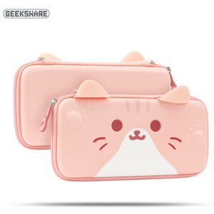 Maxpower (Cat Pink) Switch Accessories Bags For GeekShare Cute Cats Ears Portable Hard St Maxpower (Cat Pink) Switch Accessories Bags For GeekShare Cute Cats Ears Portable Hard St