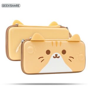 Maxpower (Cat Yellow) Switch Accessories Bags For GeekShare Cute Cats Ears Portable Hard Maxpower (Cat Yellow) Switch Accessories Bags For GeekShare Cute Cats Ears Portable Hard