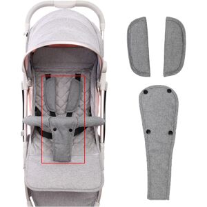 Maxpower (Gray 3pcs) Baby Stroller Anti-Slip Protector Buggy Harness for Infant Front Bel Maxpower (Gray 3pcs) Baby Stroller Anti-Slip Protector Buggy Harness for Infant Front Bel