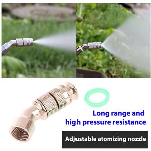 Maxpower (1) 1Pc Brass Atomization Nozzle Adjustable Distance Spray Garden Medicine Clean Maxpower (1) 1Pc Brass Atomization Nozzle Adjustable Distance Spray Garden Medicine Clean