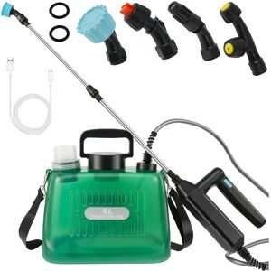 Maxpower (Green 4 Nozzles) Electric Sprayer 5L Shoulder-type Battery Powered Pesticide Sp Maxpower (Green 4 Nozzles) Electric Sprayer 5L Shoulder-type Battery Powered Pesticide Sp