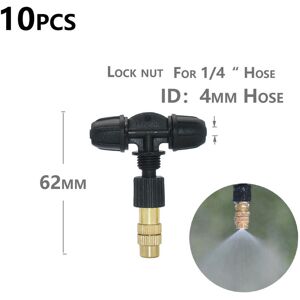 Maxpower (F) 10PCS 5 Types of Micro Drip Irrigation Misting Brass Nozzle Garden Spray Coo Maxpower (F) 10PCS 5 Types of Micro Drip Irrigation Misting Brass Nozzle Garden Spray Coo