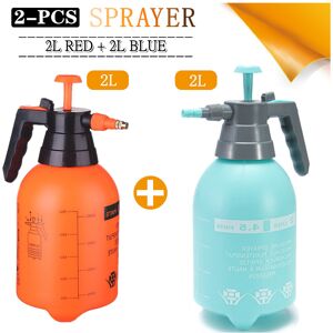 Maxpower (2L Red-2L Blue) 2-Piece Hand Pressure Water Sprayer Trigger Air Pump Garden Dis Maxpower (2L Red-2L Blue) 2-Piece Hand Pressure Water Sprayer Trigger Air Pump Garden Dis