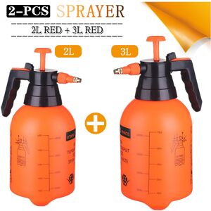 Maxpower (3L Red-2L Red) 2-Piece Hand Pressure Water Sprayer Trigger Air Pump Garden Disi Maxpower (3L Red-2L Red) 2-Piece Hand Pressure Water Sprayer Trigger Air Pump Garden Disi
