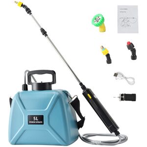 Maxpower (Blue) Battery Powered Garden Electric Sprayer with 3 Mist Nozzles 5L Lawn Water Maxpower (Blue) Battery Powered Garden Electric Sprayer with 3 Mist Nozzles 5L Lawn Water