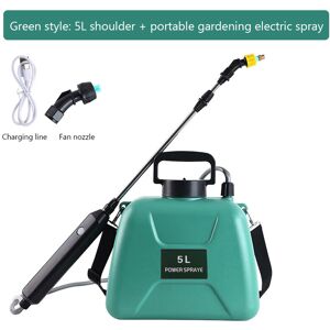 Maxpower (5L Green) 5L Electric Sprayer USB Rechargeable Mist Sprayer Watering Can with S Maxpower (5L Green) 5L Electric Sprayer USB Rechargeable Mist Sprayer Watering Can with S